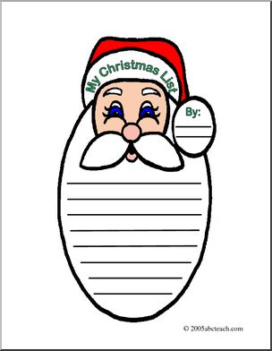Shapebook: Christmas – Santa’s Wish List