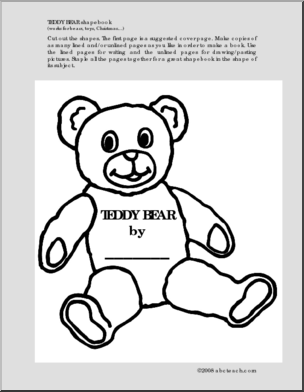 Shapebook: Teddy Bear (primary)
