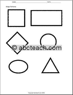 Basic Shapes Posters