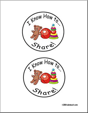 Badge: I Know How to …Share (2) (primary)
