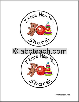 Badge: I Know How to …Share (2) (primary)