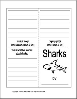 KWL: Sharks (booklet, b/w)