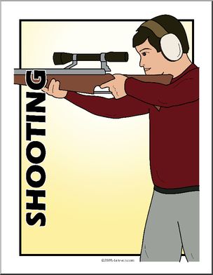 Poster: Sports – Shooting (color)