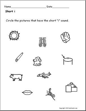 Short “i” (primary skills) – Abcteach