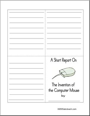 Short Report Form: Inventions – Computer Mouse (b/w)