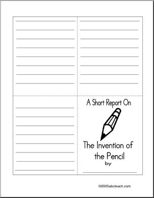 Short Report Form: Inventions – Pencil (b/w)