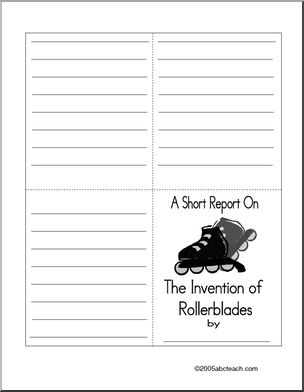 Short Report Form: Inventions – Rollerblades (b/w)