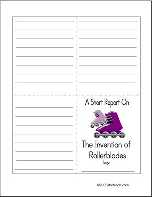 Short Report Form: Inventions – Rollerblades (color)