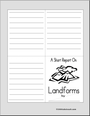 Report Form: Landforms (b/w)