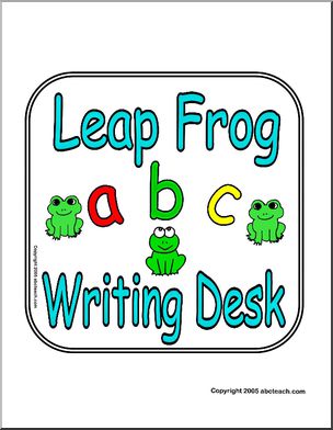 Sign: Leap Frog  Writing Desk