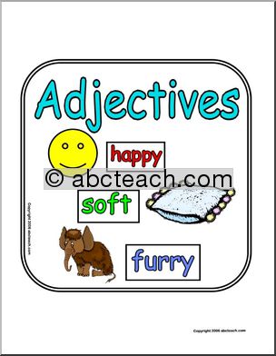 Sign: Adjectives