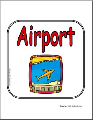Sign:  Airport