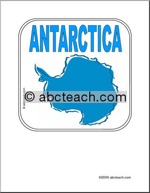 Sign: Antarctica