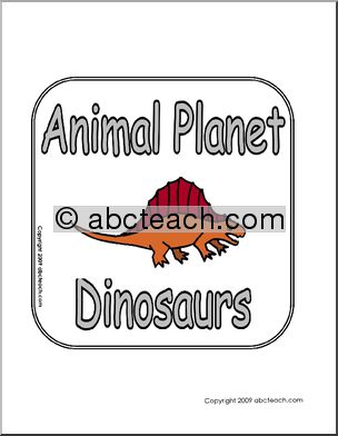 Sign: Animal Planet Dinosaurs