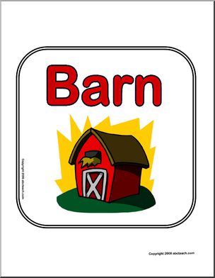 Theme Sign: Barn
