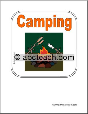 Sign: Camping
