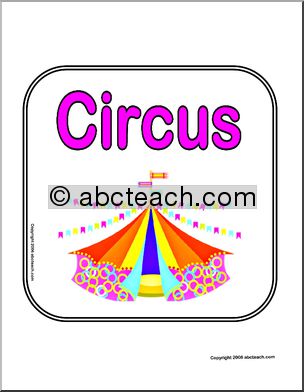 Theme Sign: Circus
