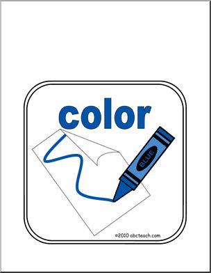 Sign: Color (illustrated)