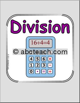Division (color) Sign