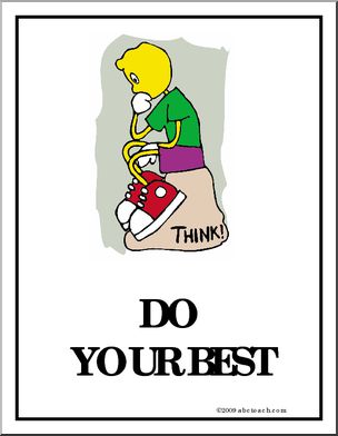 Behavior Poster: “Do Your Best”