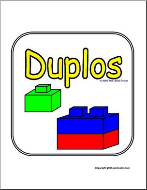 Sign:  Duplos
