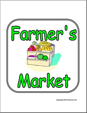 Sign: Farmer’s Market
