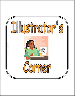 Sign: Illustrator’s Corner