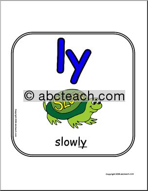 Sign: Suffix – ly