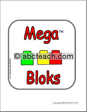 Sign: Mega Bloks