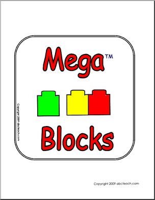 Sign: Mega Blocks