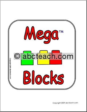 Sign: Mega Blocks