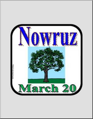 Center Sign: Nowruz – Persian New Year
