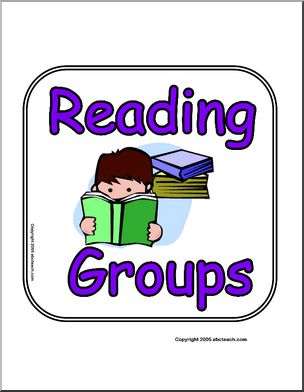 Sign:  Reading Groups
