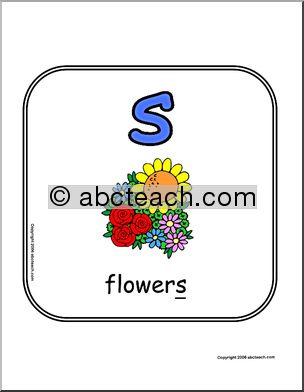 Sign: Suffix – s