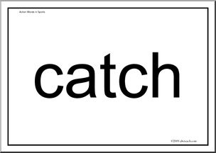 Signs: Action Words in Sports – Softball