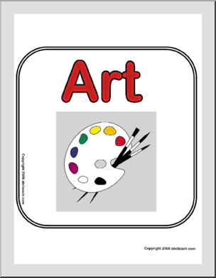 Center Sign: Art