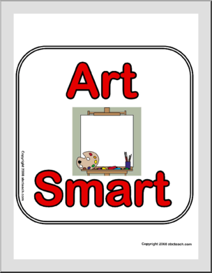 Sign: Art Smart (Multiple Intelligence)