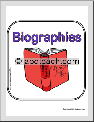 Center Sign: Biographies