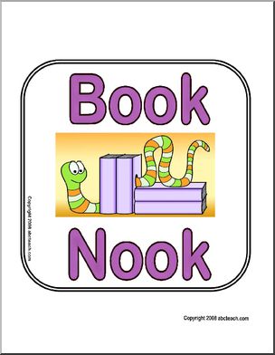 Sign: Book Nook