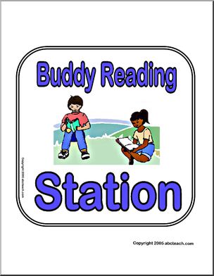 Sign:  Buddy Reading Station