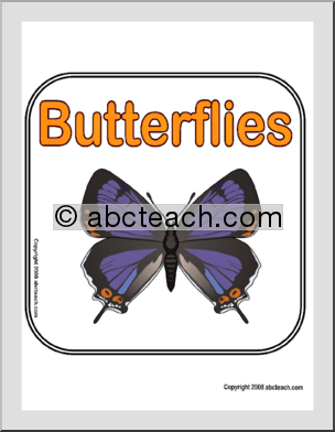 Sign: Butterflies
