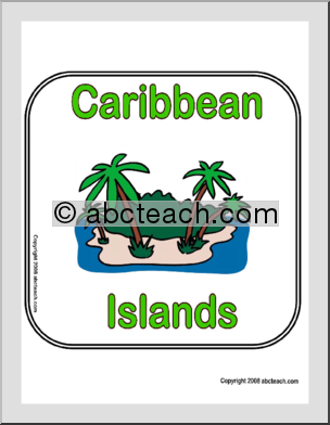 Sign: Caribbean Islands