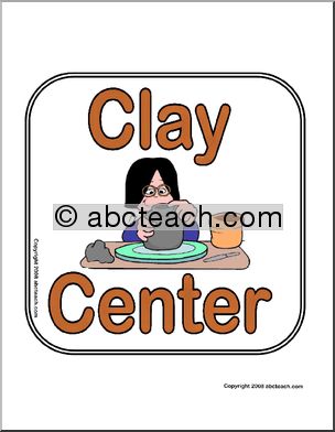 Center Sign: Clay Center