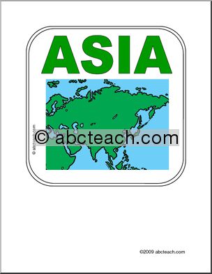 Sign: The Continents – Asia