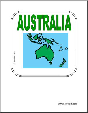 Sign: The Continents – Australia