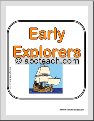 Sign: Early Explorers