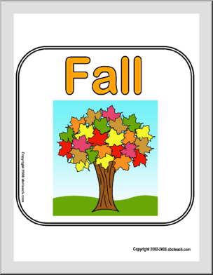 Sign: Fall