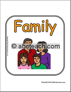 Theme Sign: Family