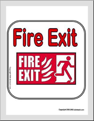 Sign: Fire Exit