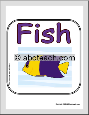 Sign: Fish